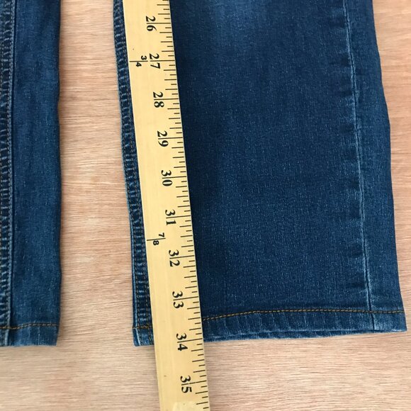 Hudson Jeans Women Size 20 Blue Denim Mid Rise Stretch Dark Wash Knit Shaping - Picture 6 of 10